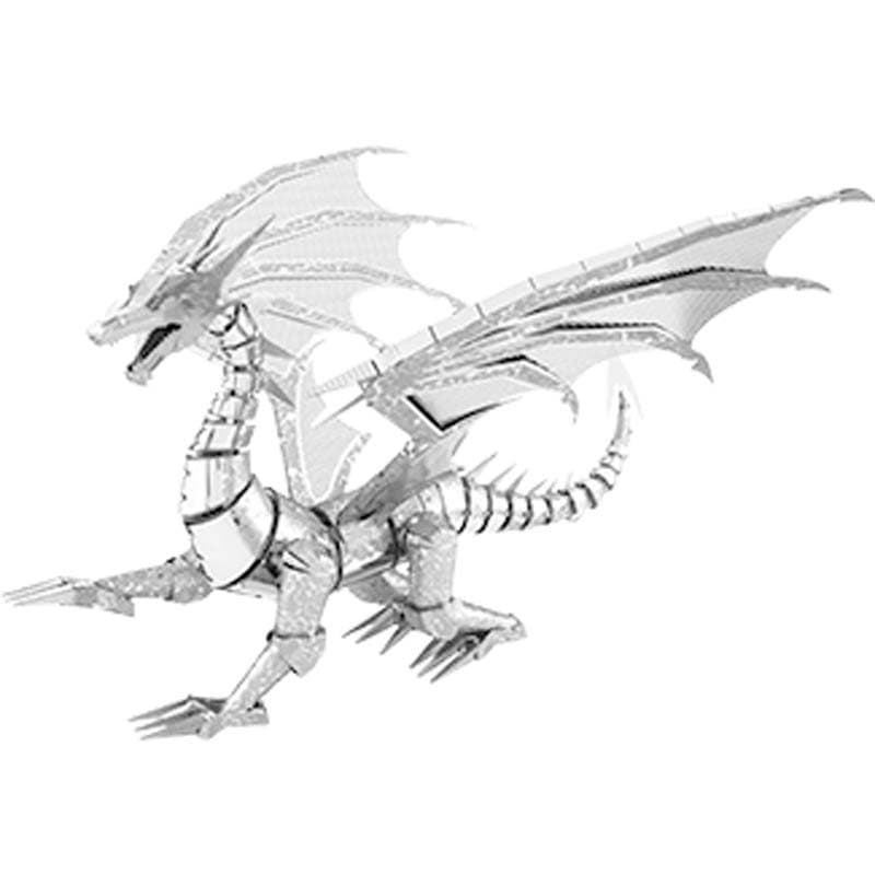 Metal Earth: ICONX: Silver Dragon